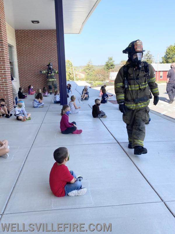 Fire Prevention Day 2020 at Wellsville Elementary School